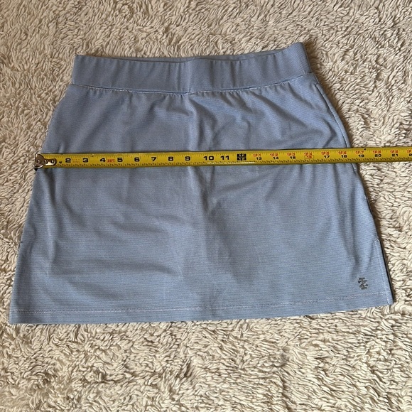 IZOD Golf Skirt Striper Short Lined Elastic Waist Pockets Size S - Picture 4 of 13